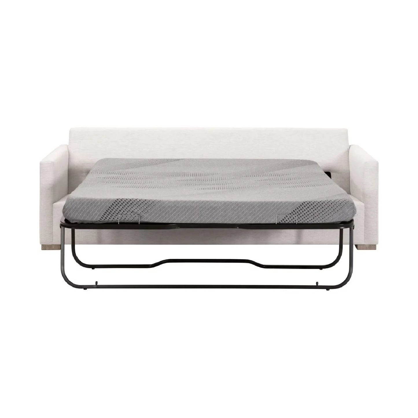 Luxury Clara Gray Fabric Queen Sleeper Sofa Modern Italian Style for Villa