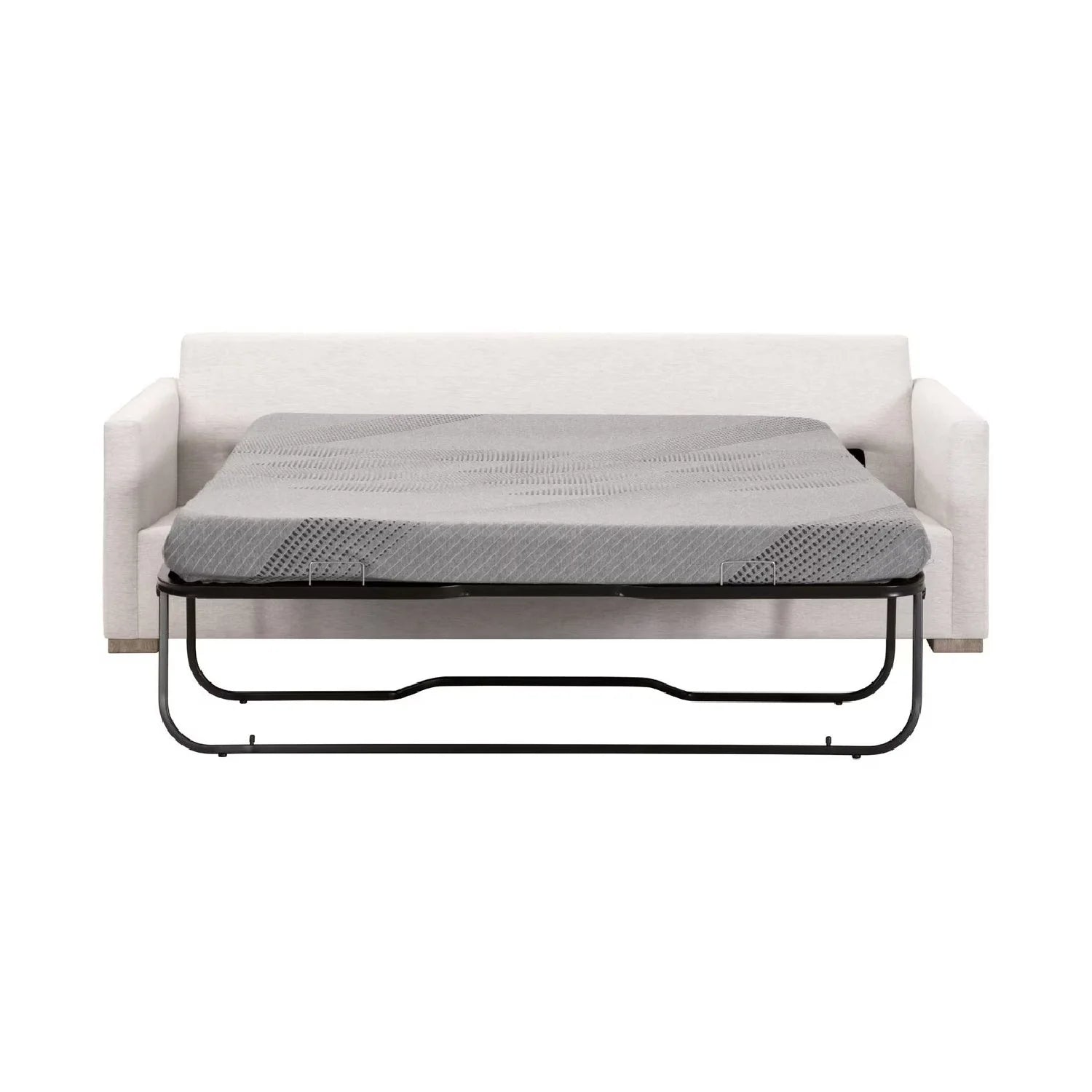 Luxury Clara Gray Fabric Queen Sleeper Sofa Modern Italian Style for Villa