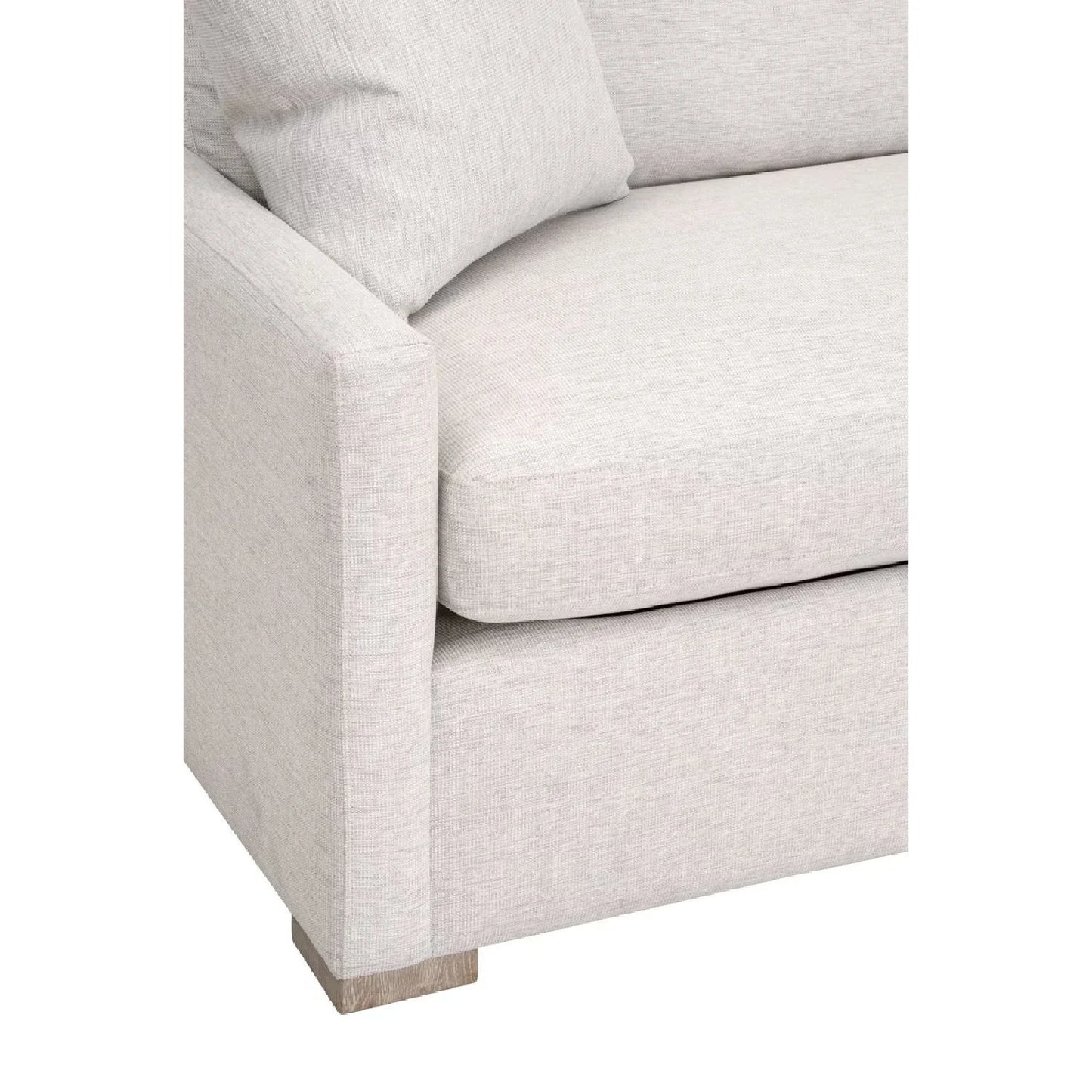 Luxury Clara Gray Fabric Queen Sleeper Sofa Modern Italian Style for Villa