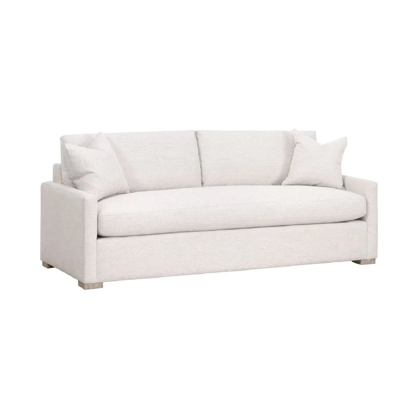 Luxury Clara Gray Fabric Queen Sleeper Sofa Modern Italian Style for Villa