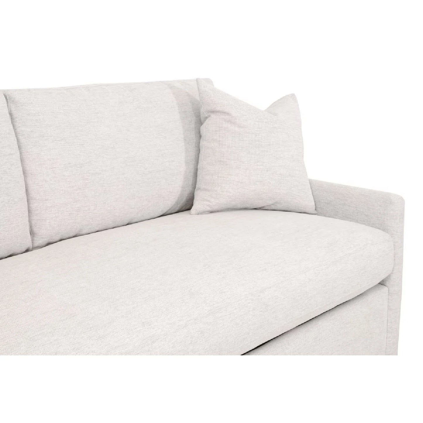 Luxury Clara Gray Fabric Queen Sleeper Sofa Modern Italian Style for Villa