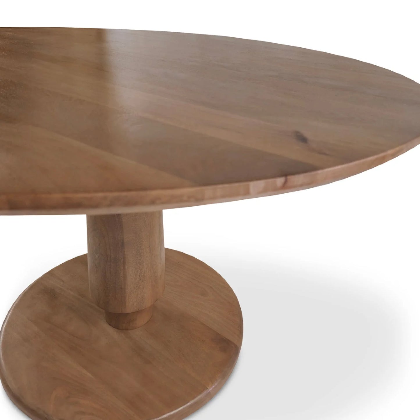 Luxury Clark Mango Wood Dining Table Modern Italian Style for Villa