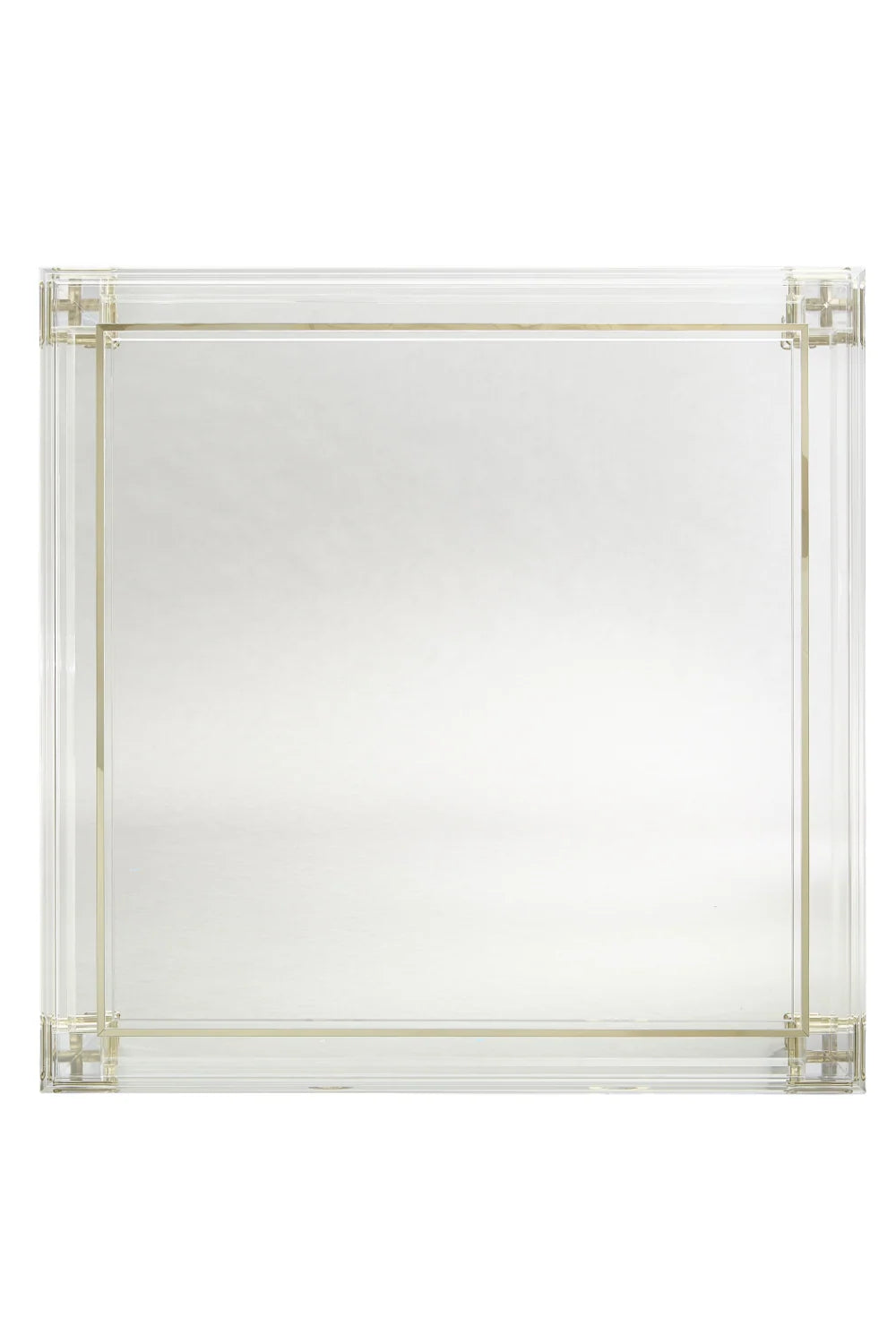 Luxury Clear Acrylic Cocktail Table Modern Italian Style for Villa