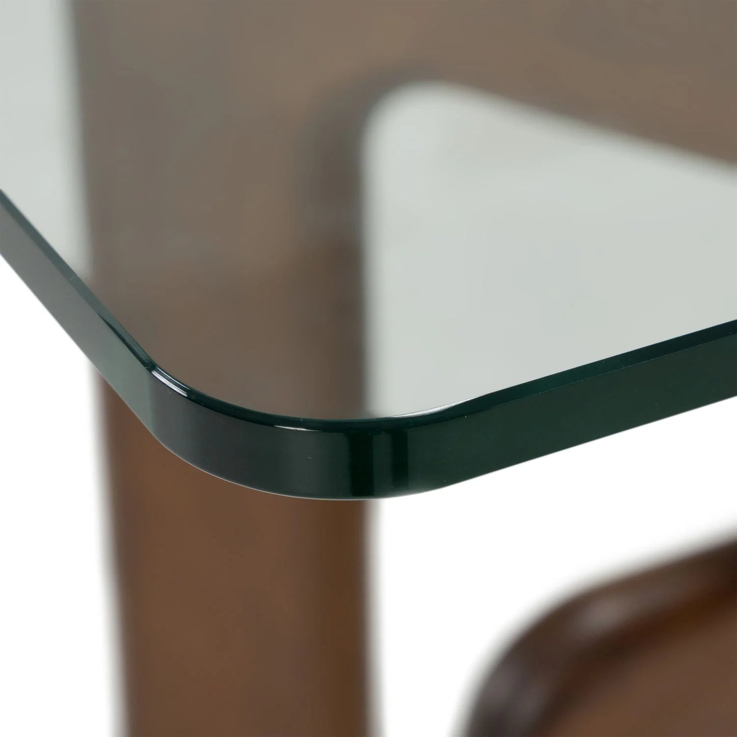 Luxury Clear Glass Dining Table Modern Italian Style for Villa