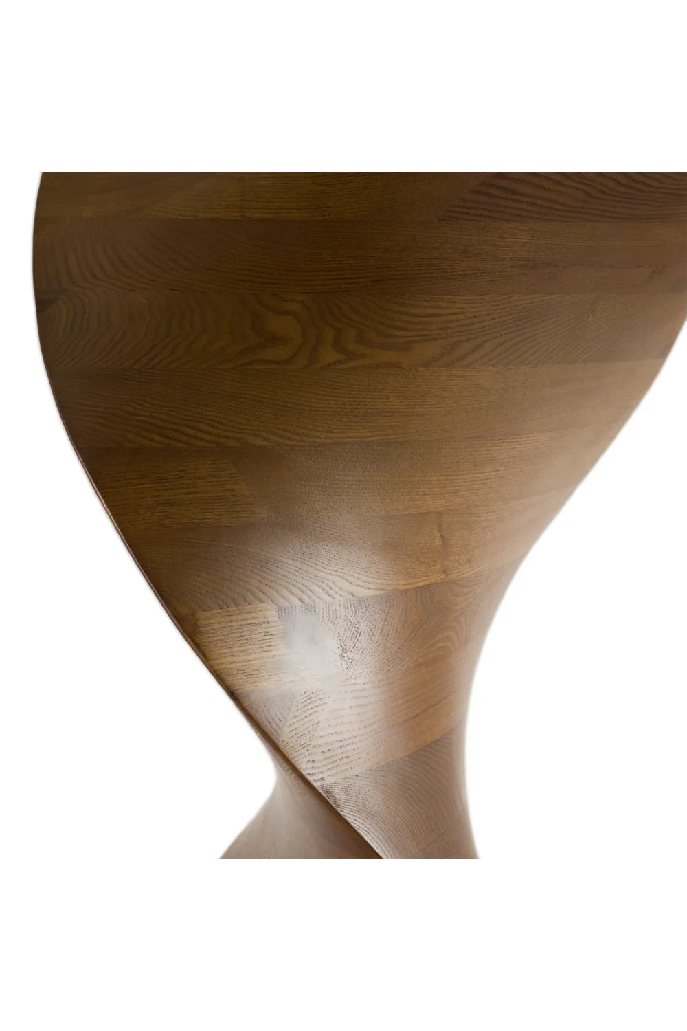 Luxury Cleveland Twisted Wood Base Dining Table Modern Italian Style for Villa
