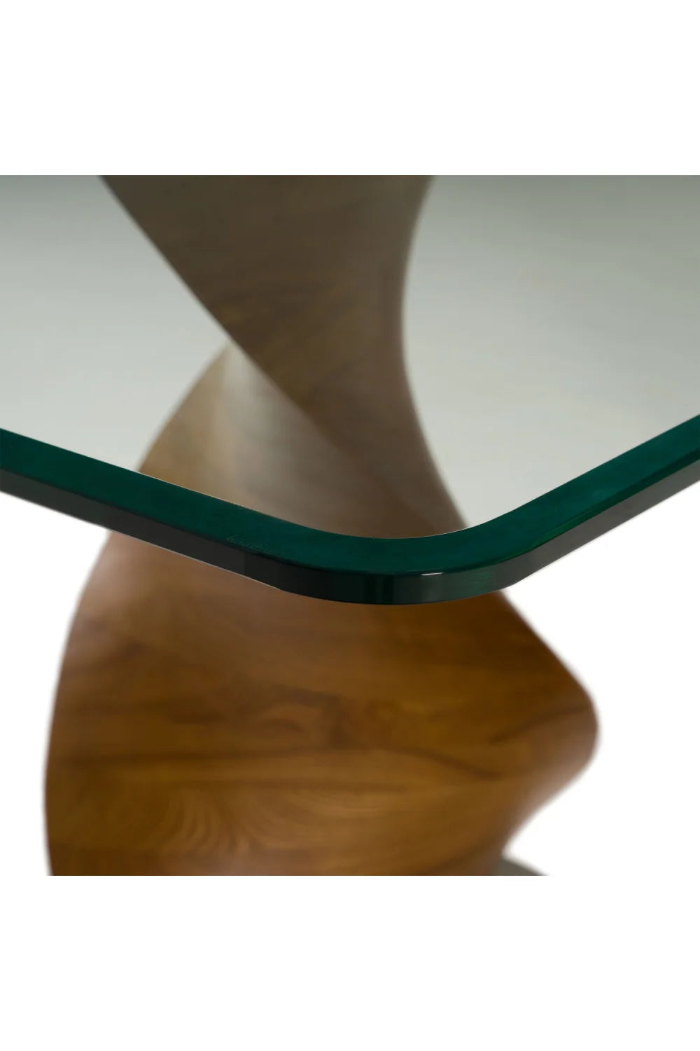 Luxury Cleveland Twisted Wood Base Dining Table Modern Italian Style for Villa