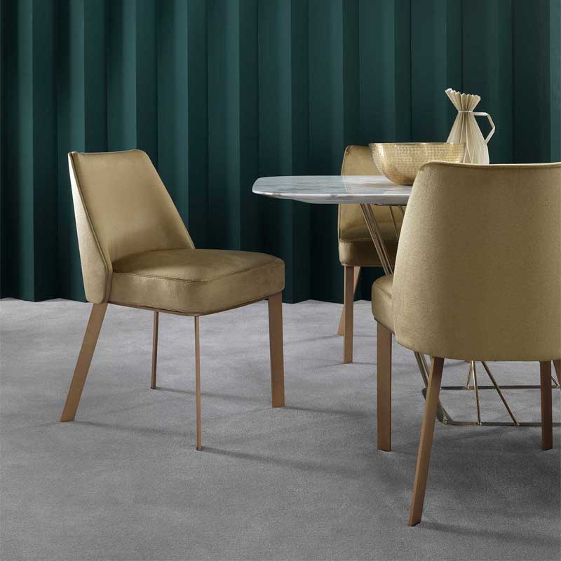 Luxury Clipper Dining Chair Modern Italian Style for Villa