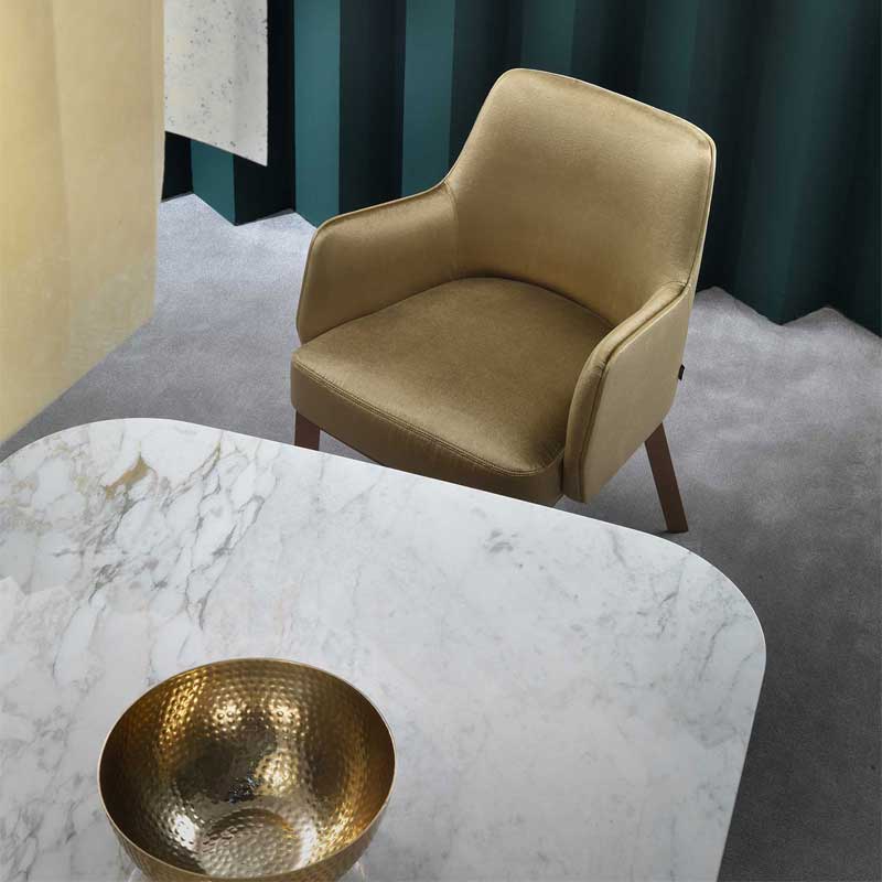 Luxury Clipper Dining Chair Modern Italian Style for Villa