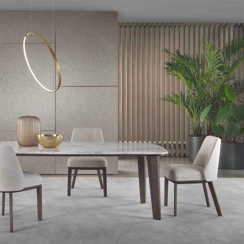 Luxury Clipper Dining Chair Modern Italian Style for Villa