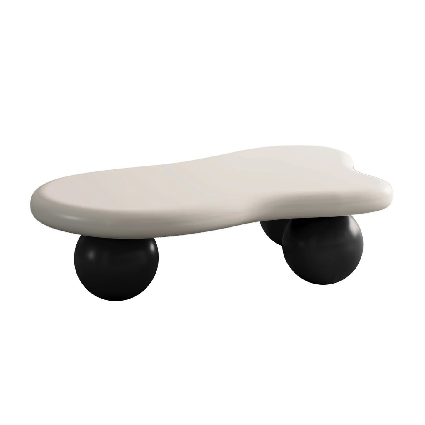 Luxury Cloud Shaped Wooden Coffee Table Modern Italian Style for Villa
