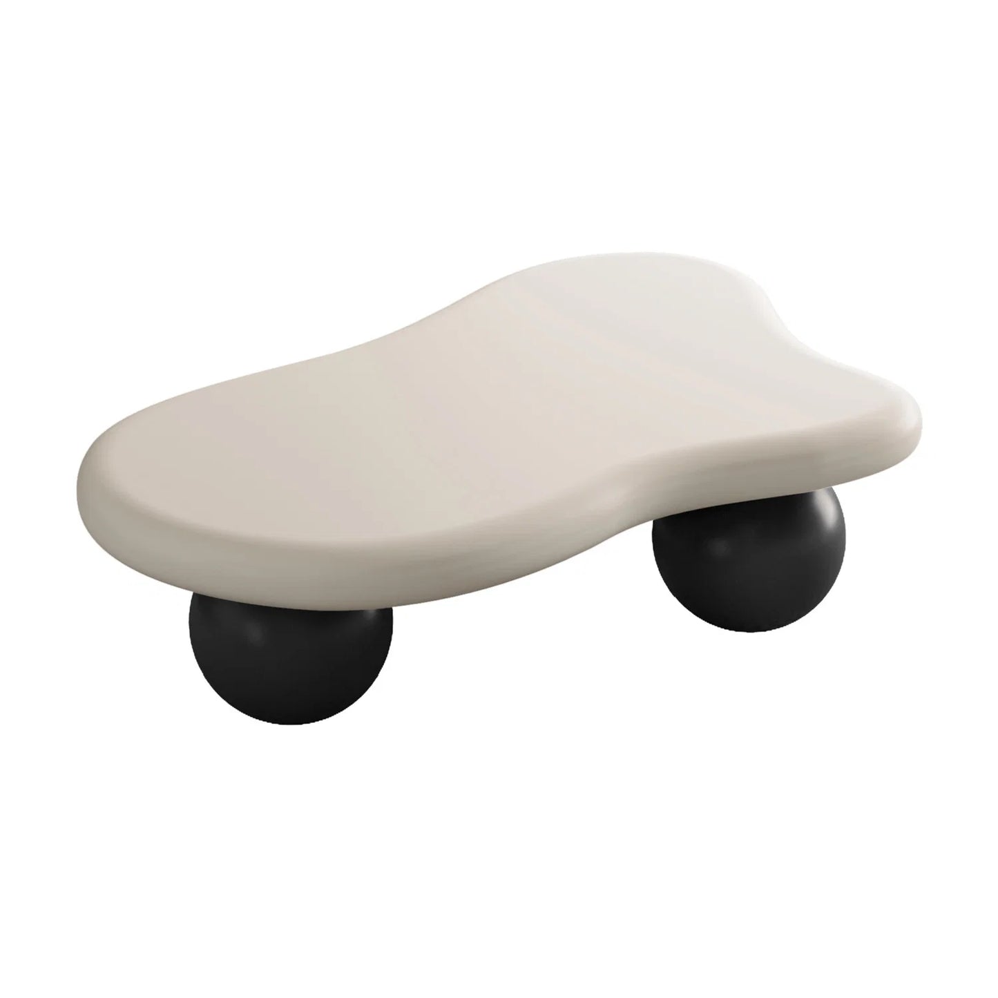 Luxury Cloud Shaped Wooden Coffee Table Modern Italian Style for Villa
