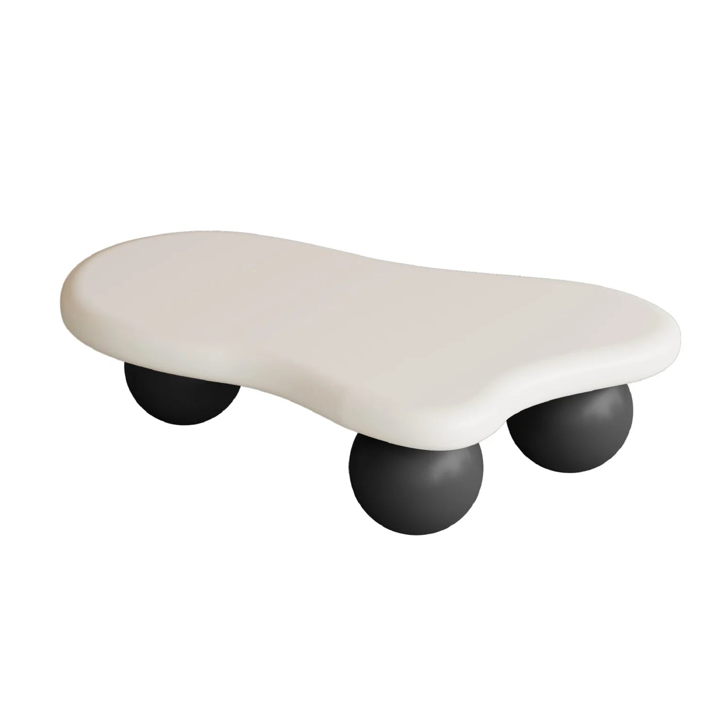 Luxury Cloud Shaped Wooden Coffee Table Modern Italian Style for Villa