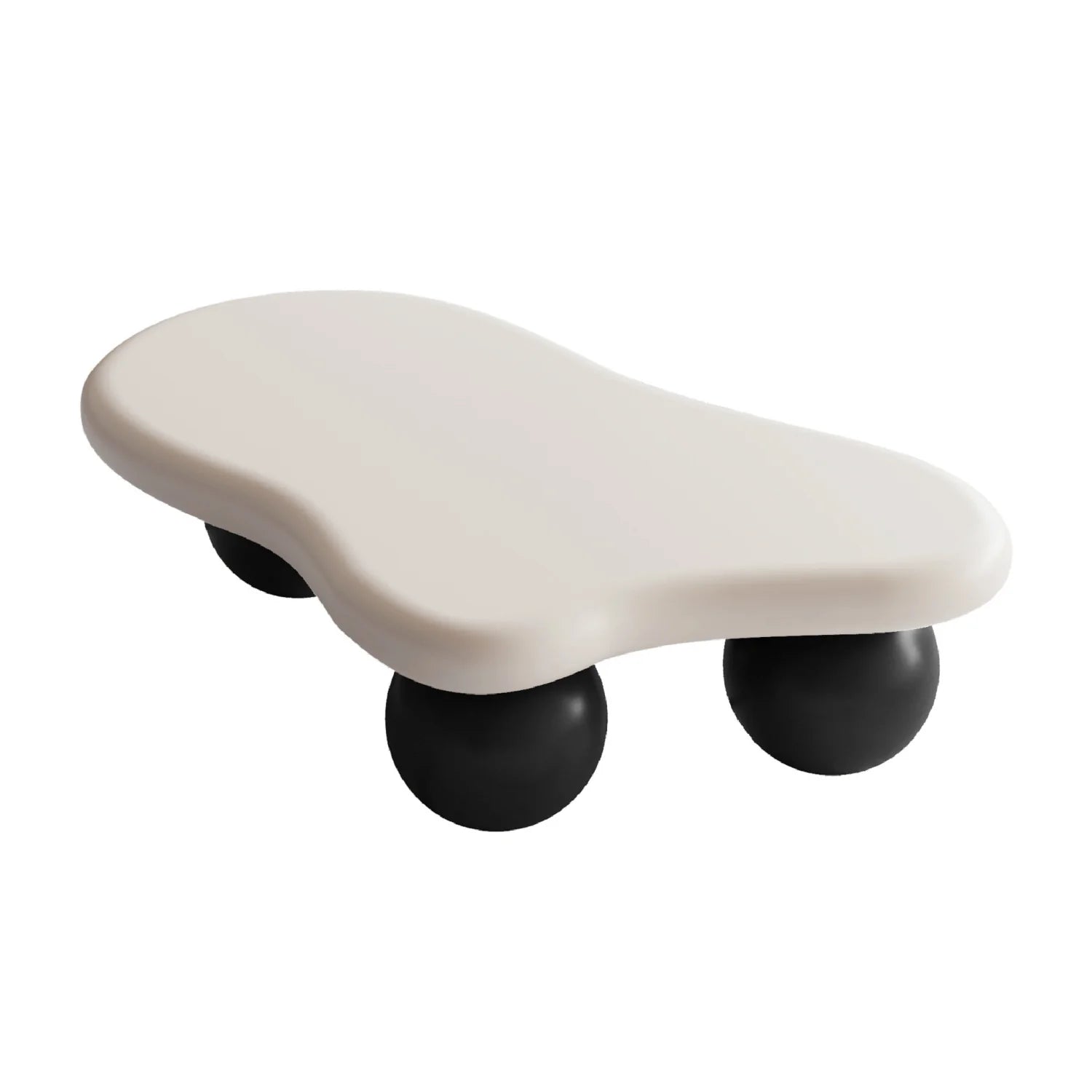 Luxury Cloud Shaped Wooden Coffee Table Modern Italian Style for Villa