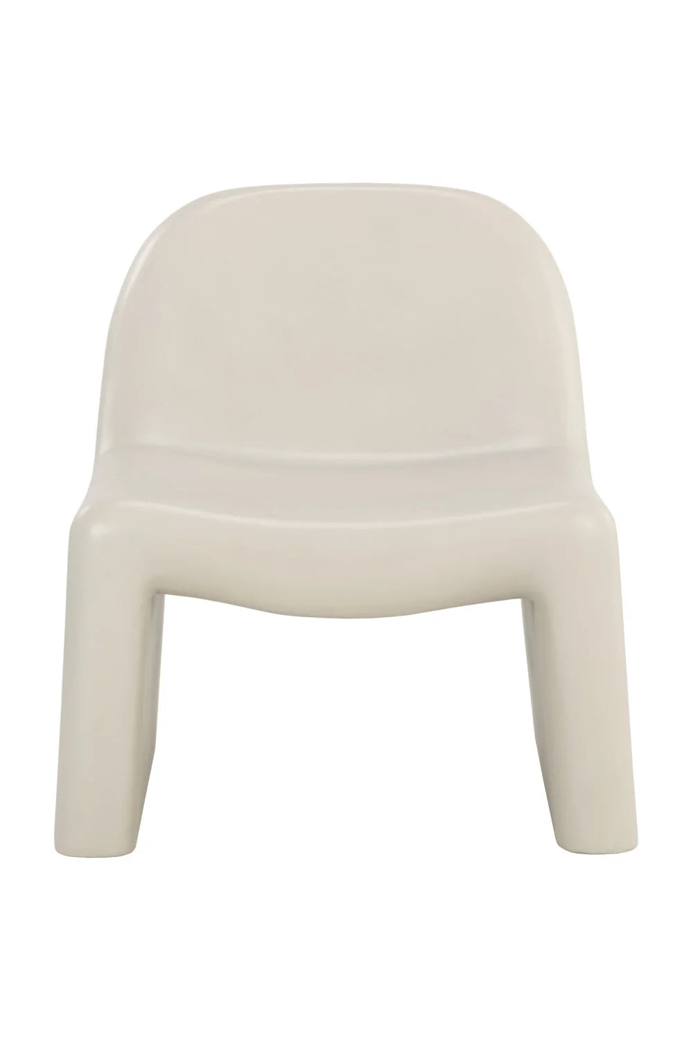 Luxury Concrete Accent Chair European Style for Villa