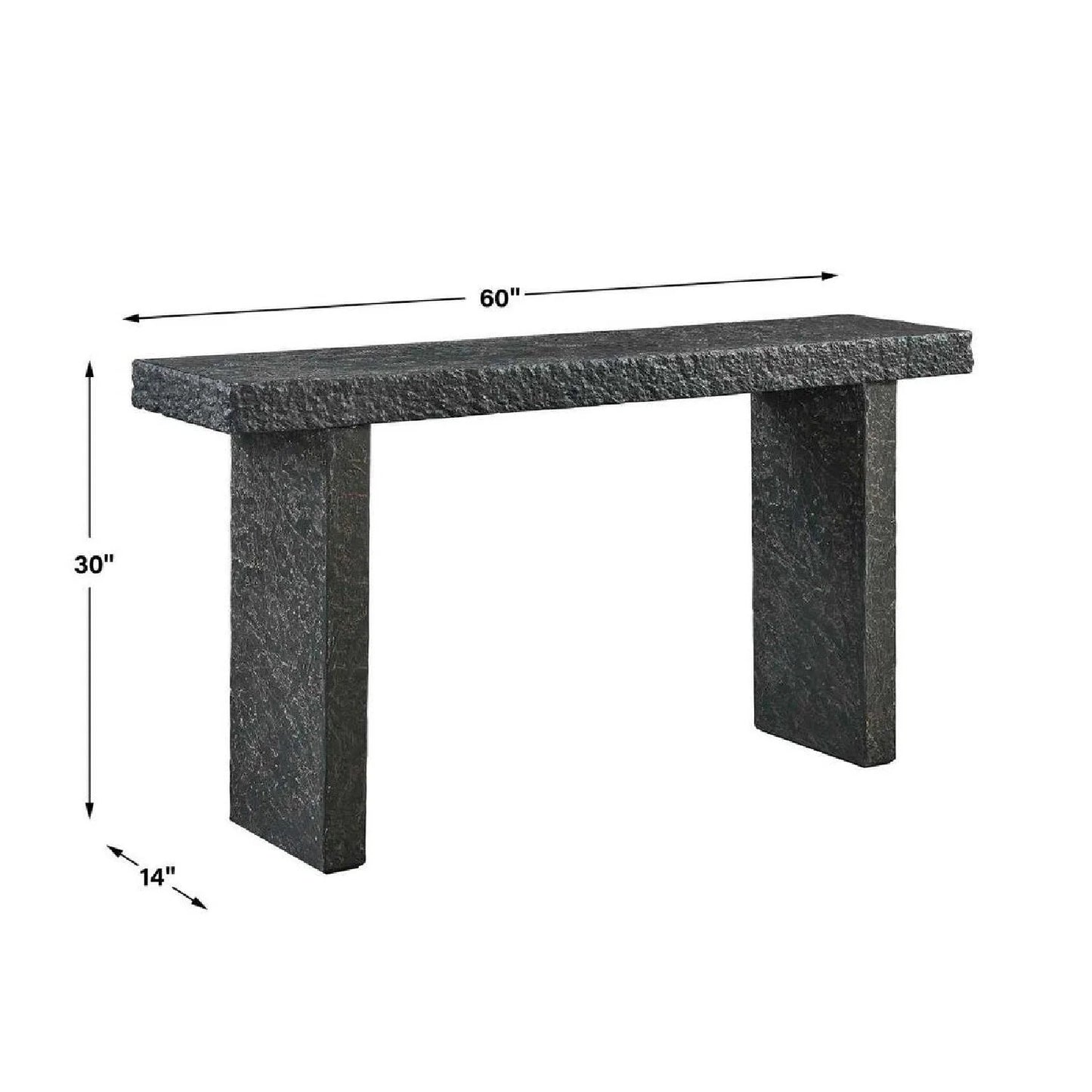 Luxury Concrete Console Table Modern Italian Style for Villa