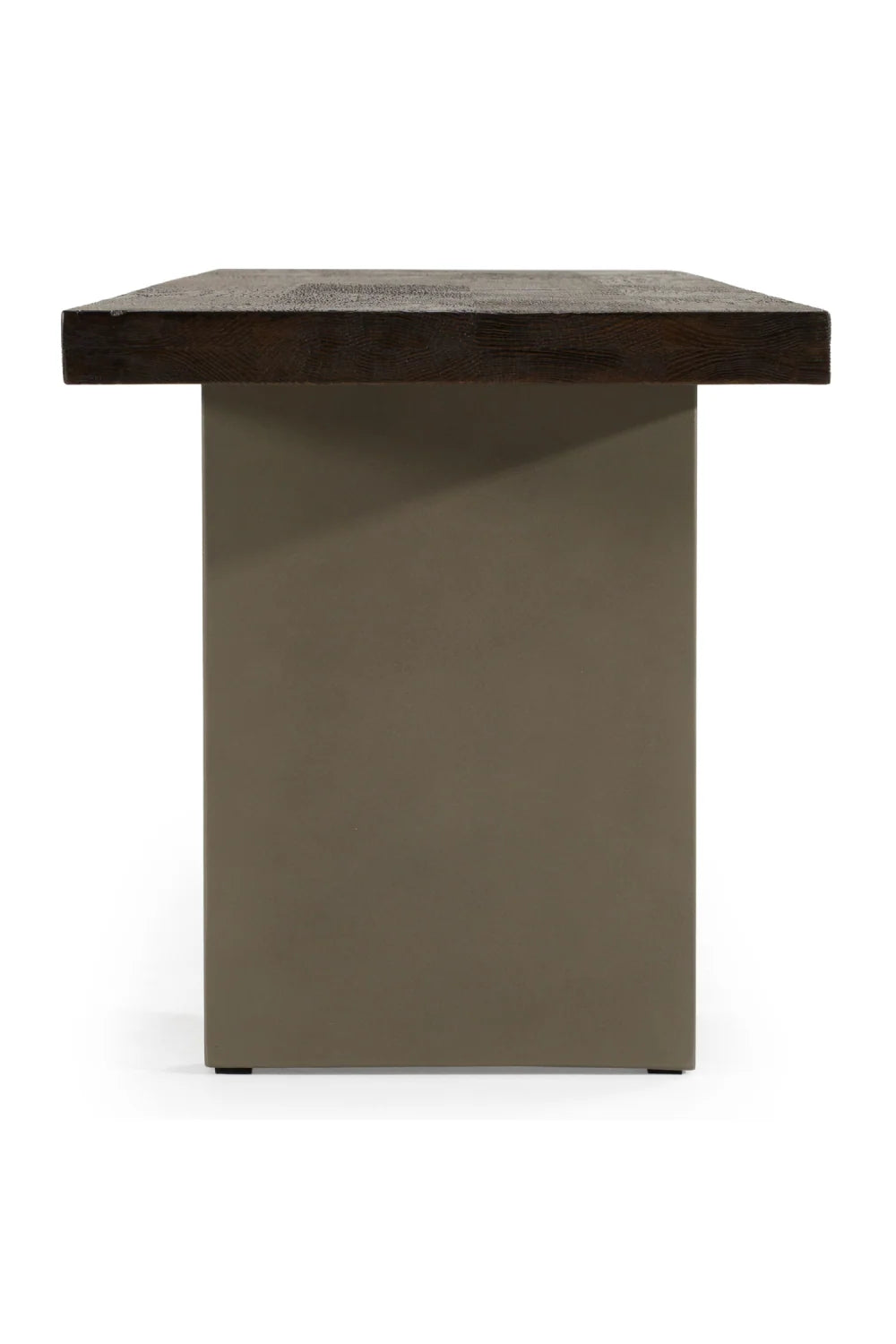 Luxury Concrete Dining Bench European Style for Villa