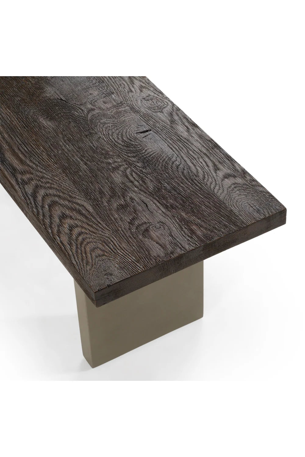 Luxury Concrete Dining Bench European Style for Villa