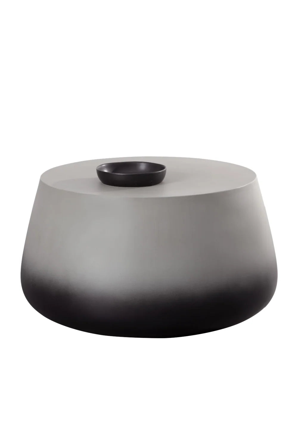 Luxury Concrete Drum Coffee Table Modern Italian Style for Villa
