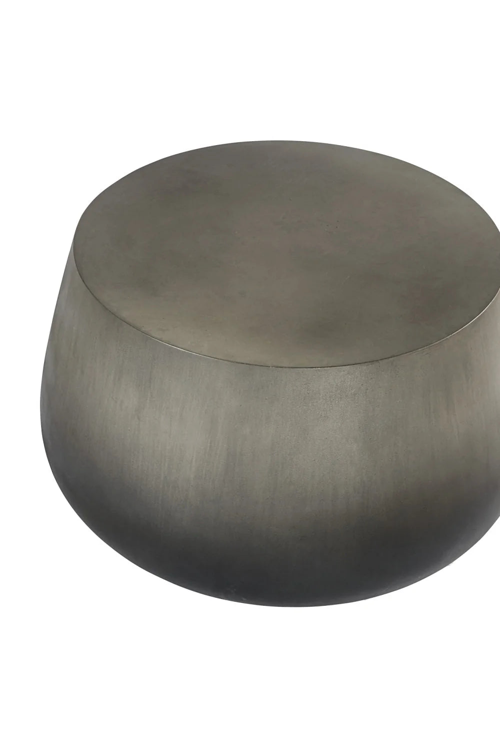 Luxury Concrete Drum Coffee Table Modern Italian Style for Villa