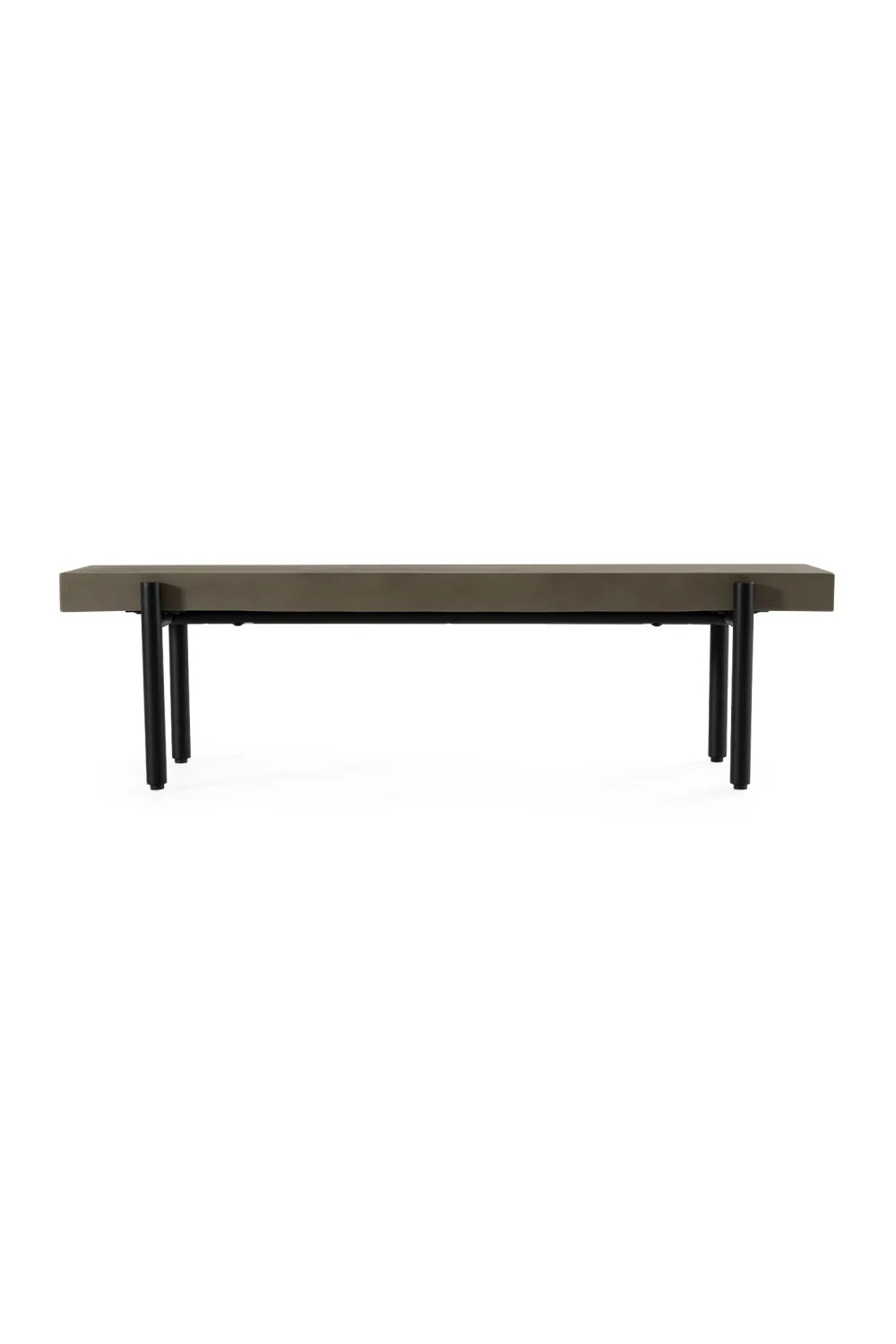 Luxury Concrete Finished Bench European Style for Villa
