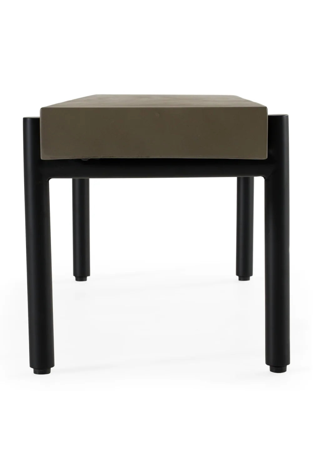 Luxury Concrete Finished Bench European Style for Villa