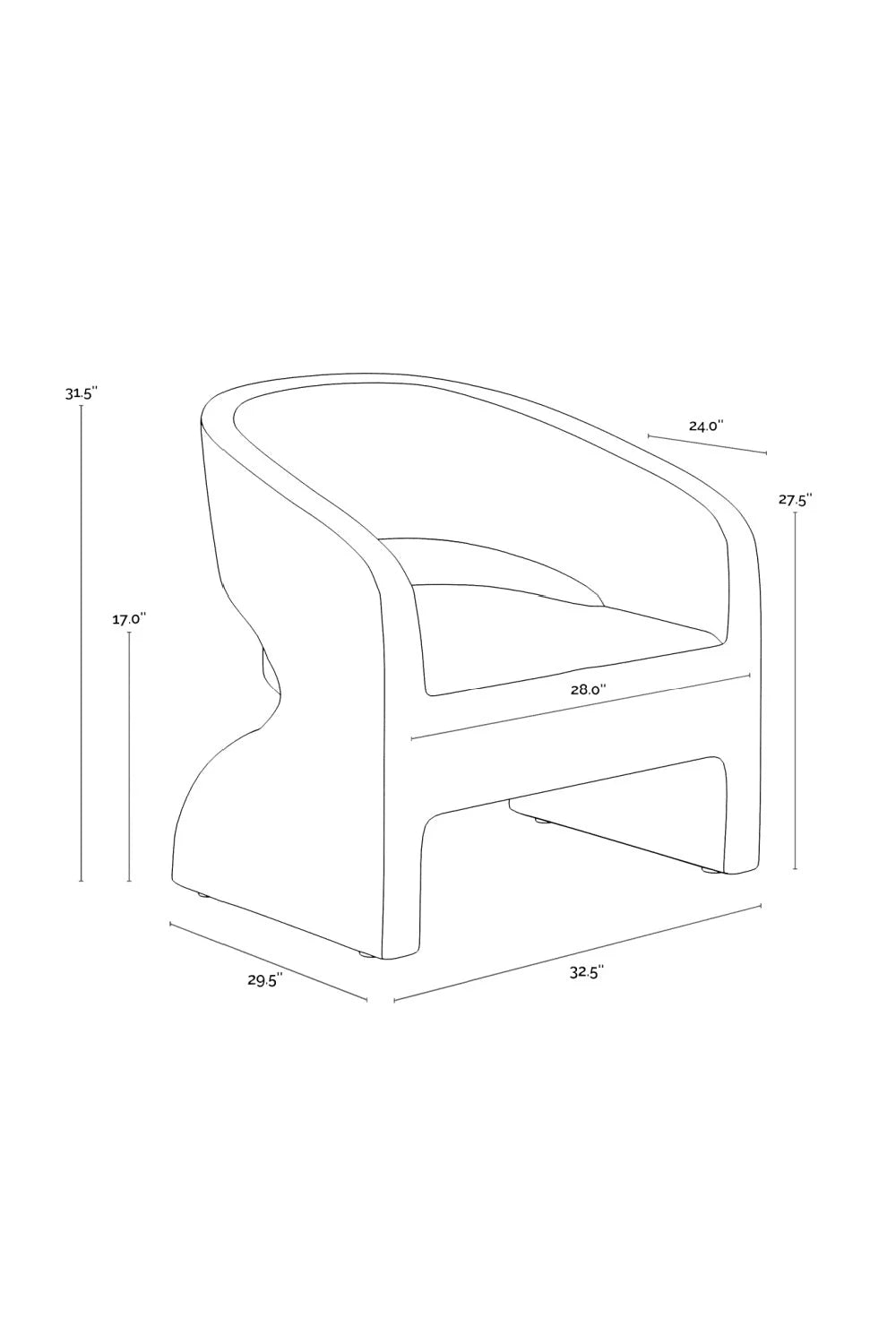 Luxury Concrete Lounge Chair Modern Italian Style for Villa