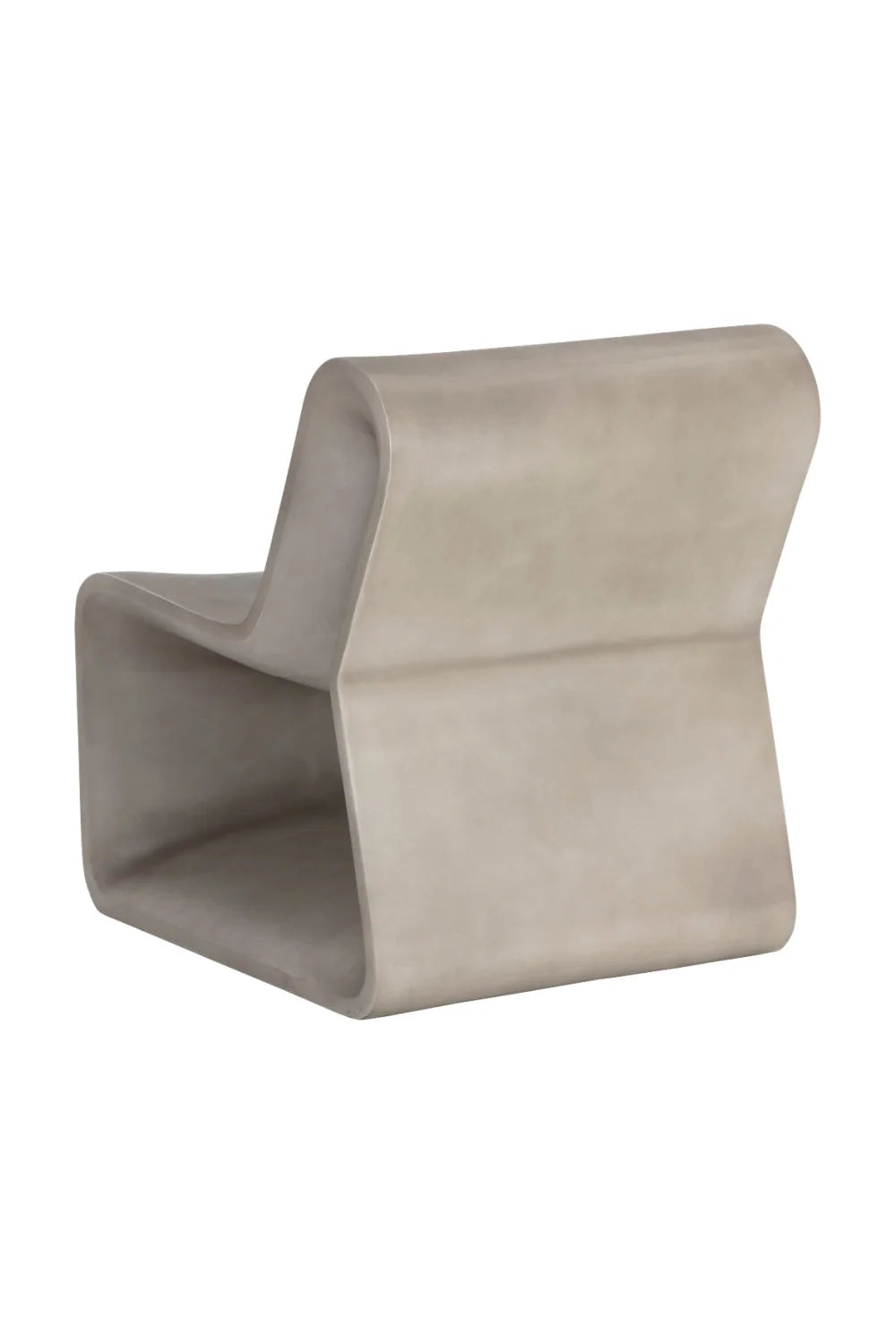 Luxury Concrete Minimalist Lounge Chair European Style for Villa