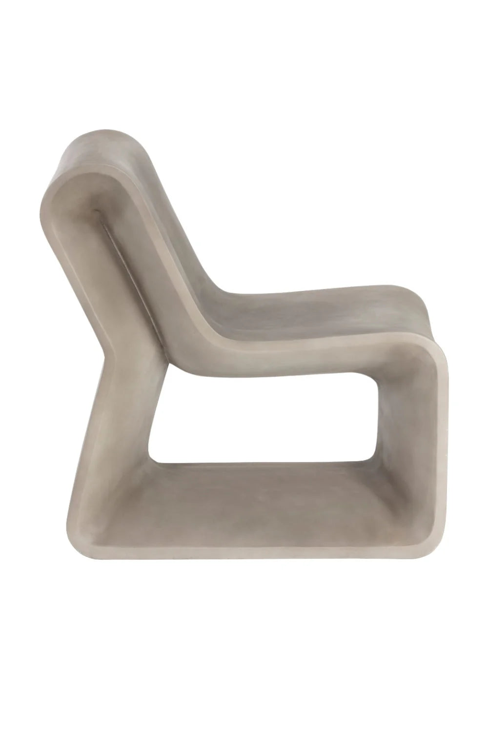 Luxury Concrete Minimalist Lounge Chair European Style for Villa