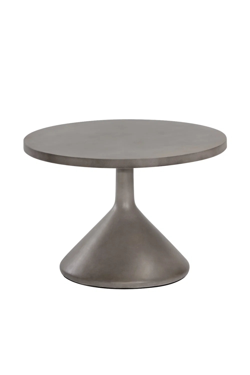 Luxury Concrete Pedestal Coffee Table Modern Italian Style for Villa