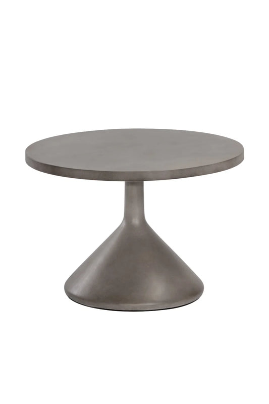 Luxury Concrete Pedestal Coffee Table Modern Italian Style for Villa