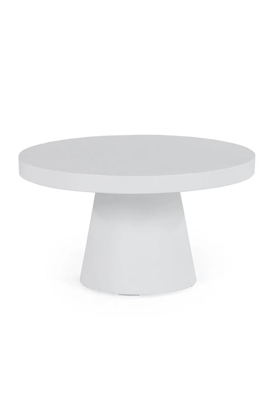 Luxury Concrete Pedestal Coffee Table Modern Italian Style for Villa
