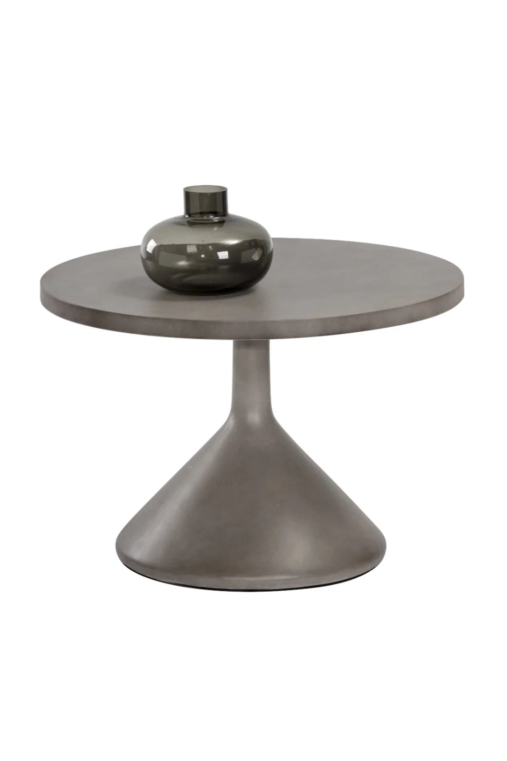 Luxury Concrete Pedestal Coffee Table Modern Italian Style for Villa