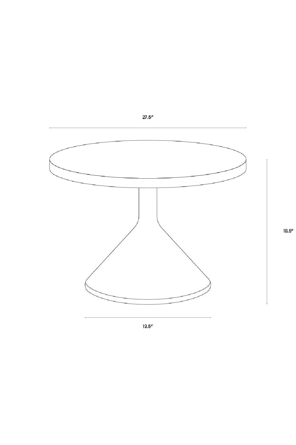Luxury Concrete Pedestal Coffee Table Modern Italian Style for Villa