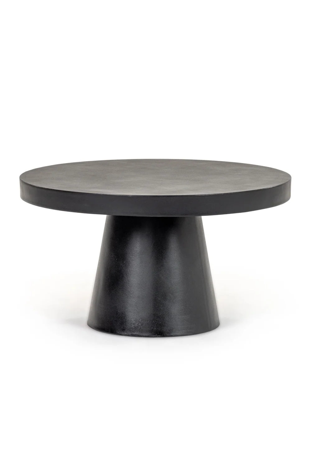 Luxury Concrete Pedestal Coffee Table Modern Italian Style for Villa