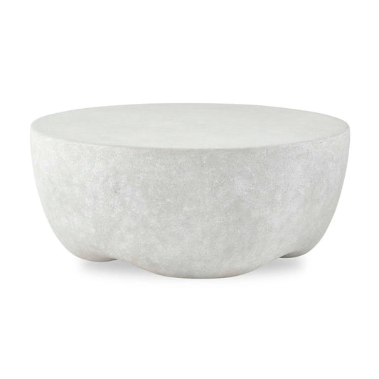 Luxury Concrete Round Coffee Table Modern Italian Style for Villa