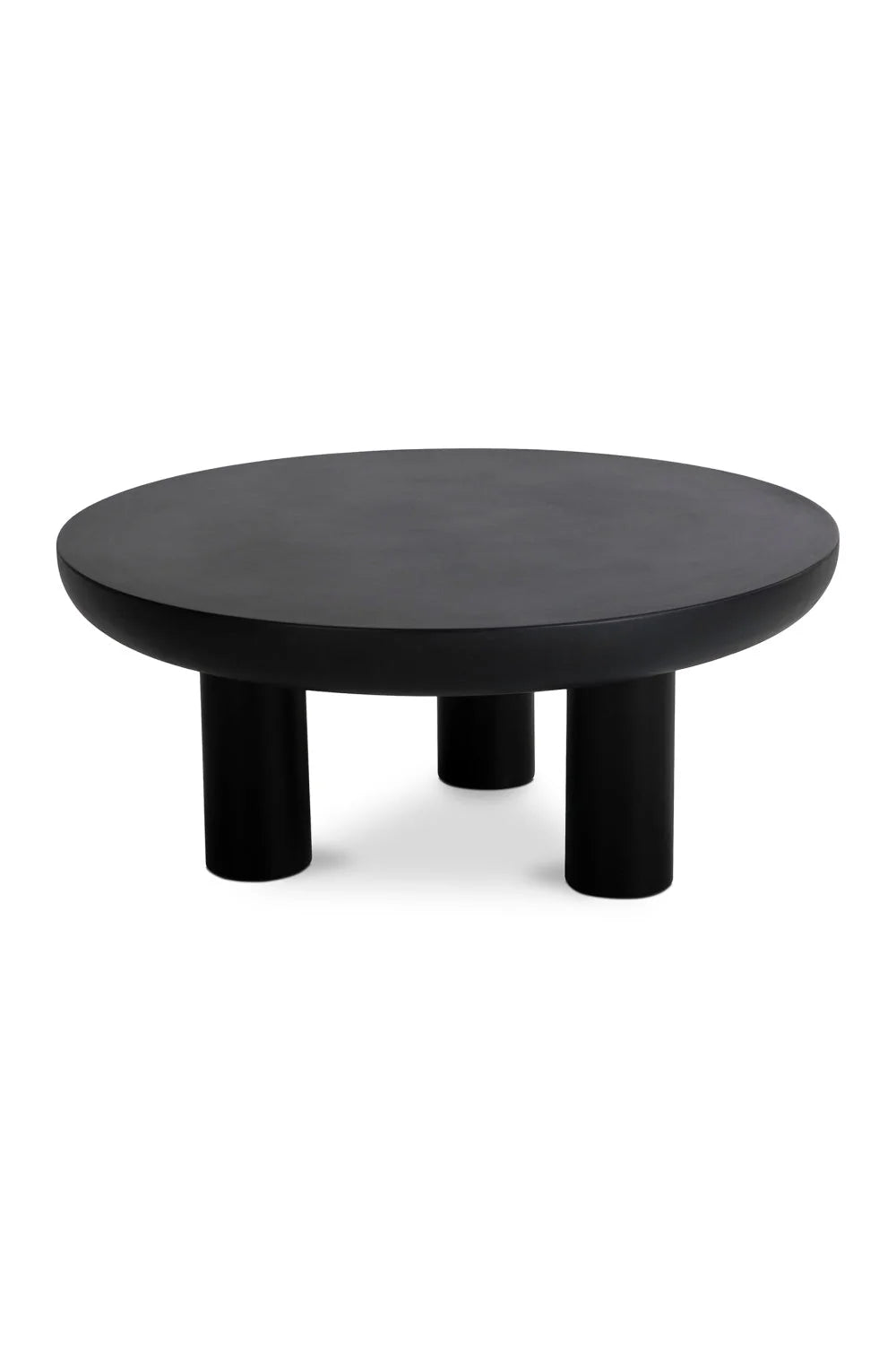 Luxury Concrete Round Coffee Table Modern Italian Style for Villa