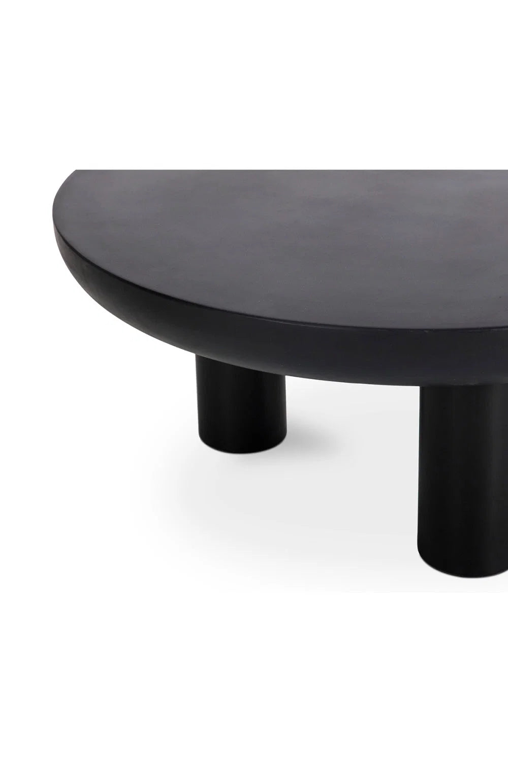 Luxury Concrete Round Coffee Table Modern Italian Style for Villa