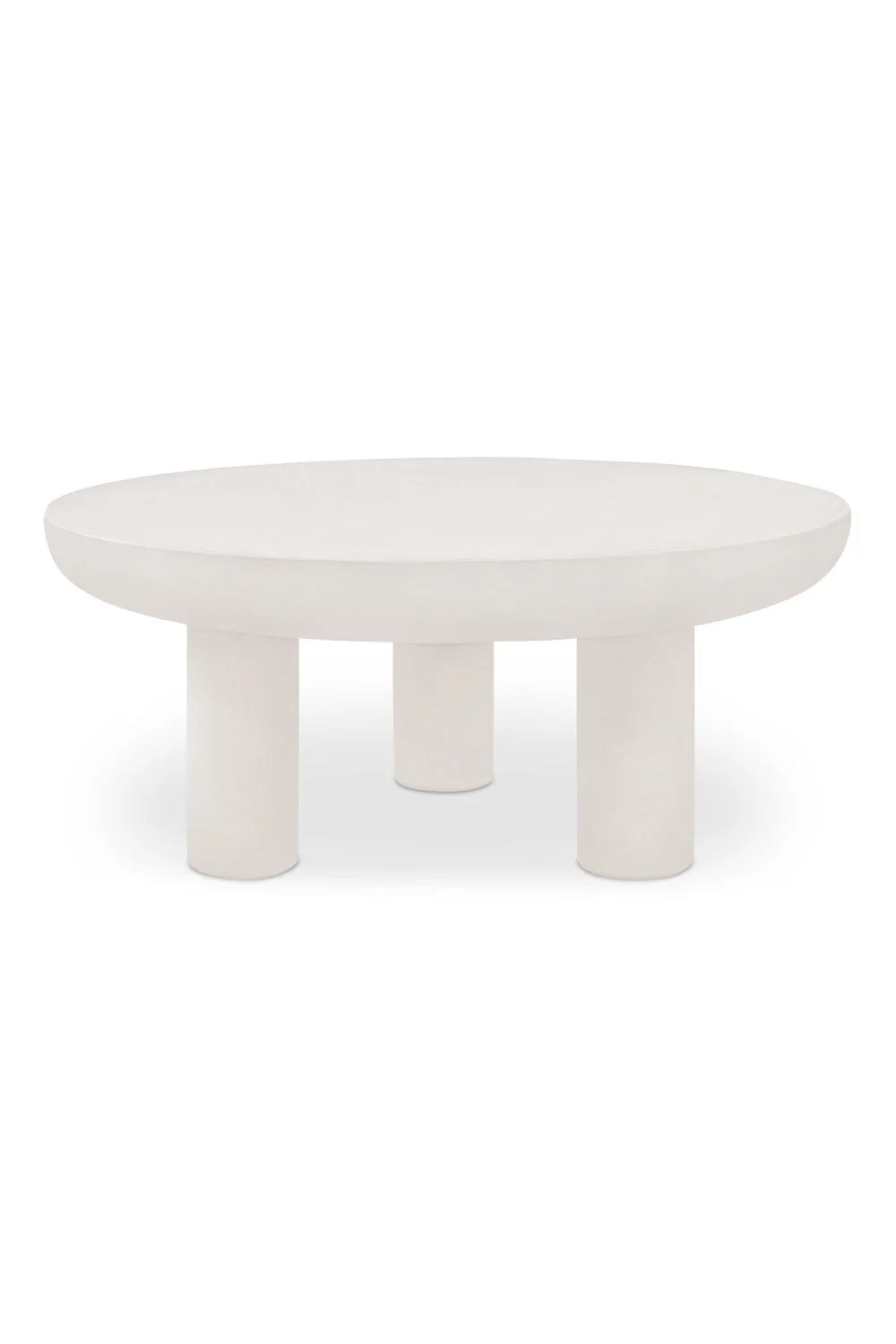 Luxury Concrete Round Coffee Table Modern Italian Style for Villa