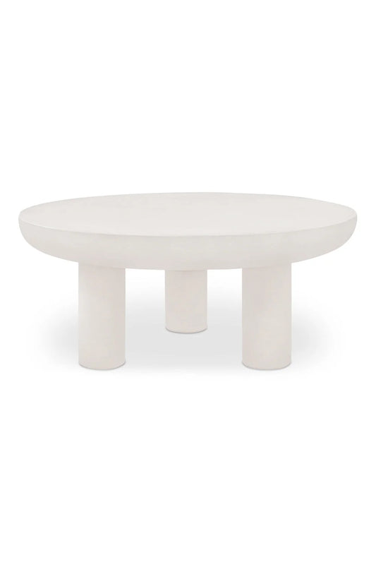 Luxury Concrete Round Coffee Table Modern Italian Style for Villa