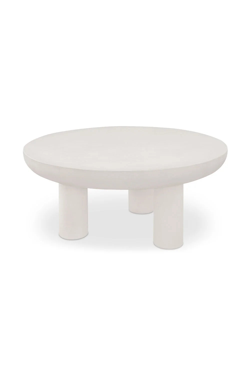 Luxury Concrete Round Coffee Table Modern Italian Style for Villa