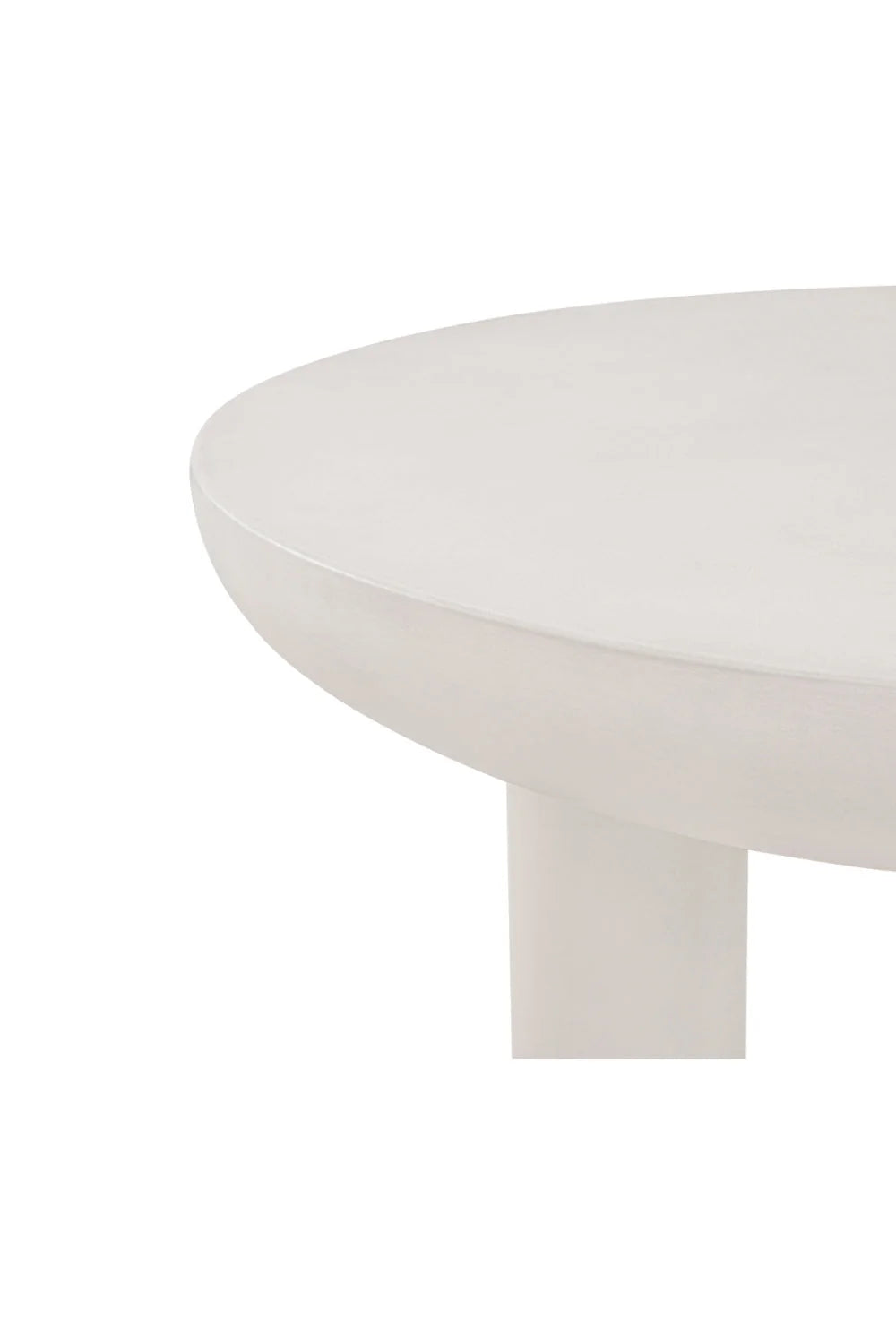 Luxury Concrete Round Coffee Table Modern Italian Style for Villa