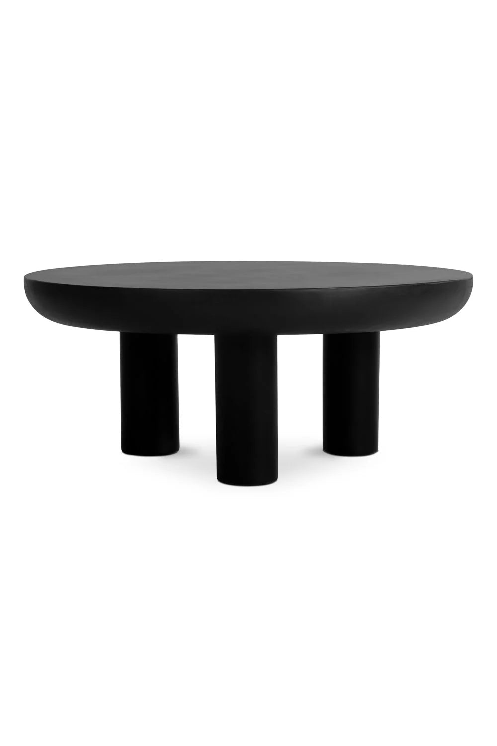 Luxury Concrete Round Coffee Table Modern Italian Style for Villa