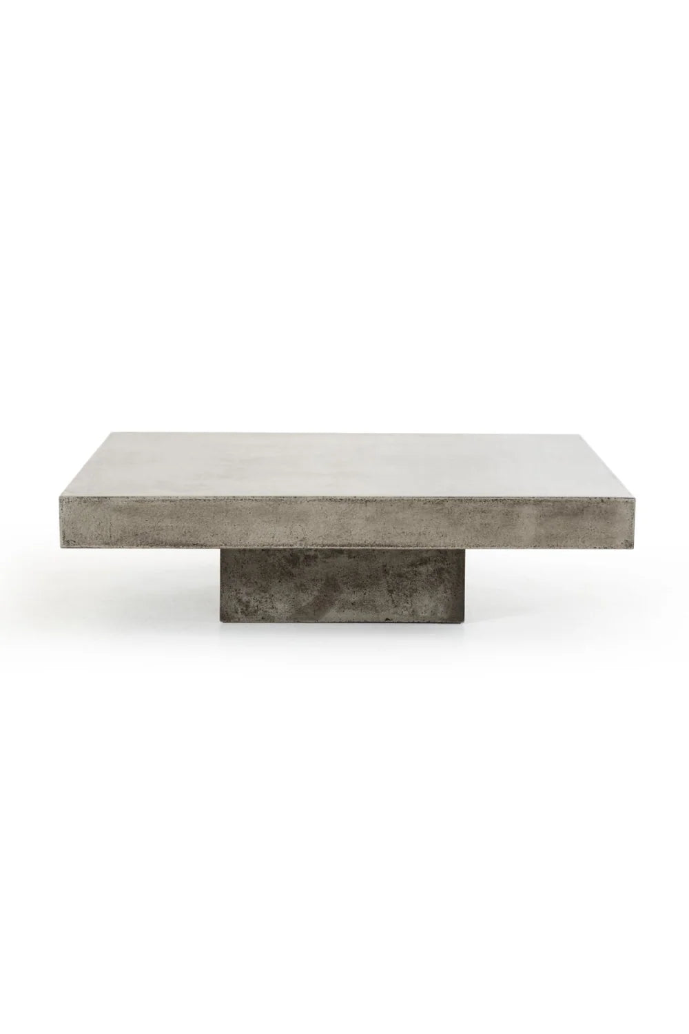 Luxury Concrete Square Coffee Table Modern Italian Style for Villa