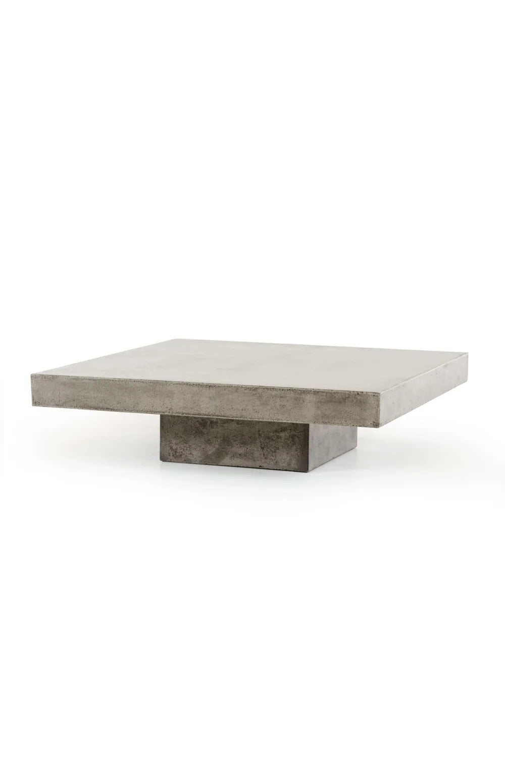 Luxury Concrete Square Coffee Table Modern Italian Style for Villa