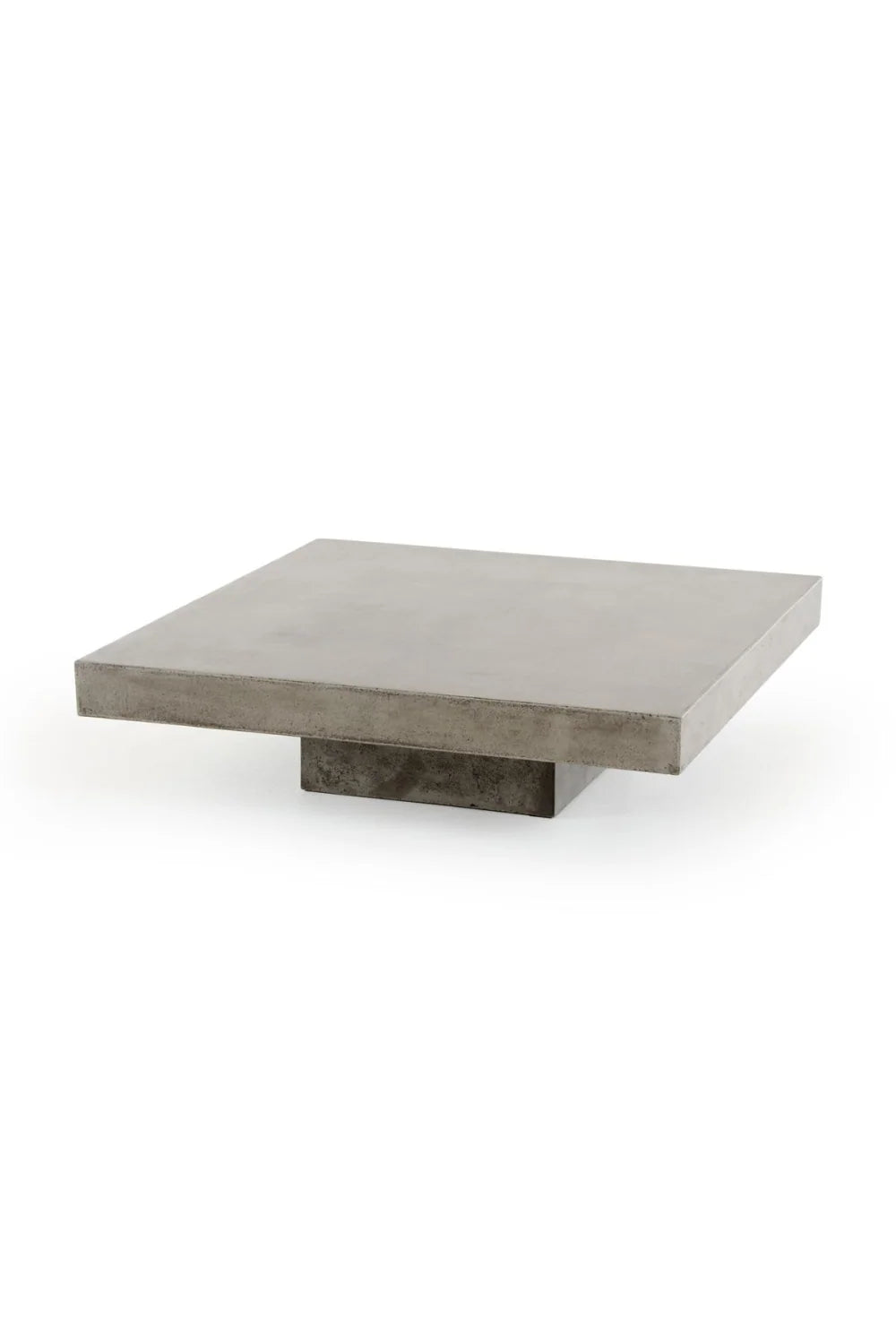 Luxury Concrete Square Coffee Table Modern Italian Style for Villa