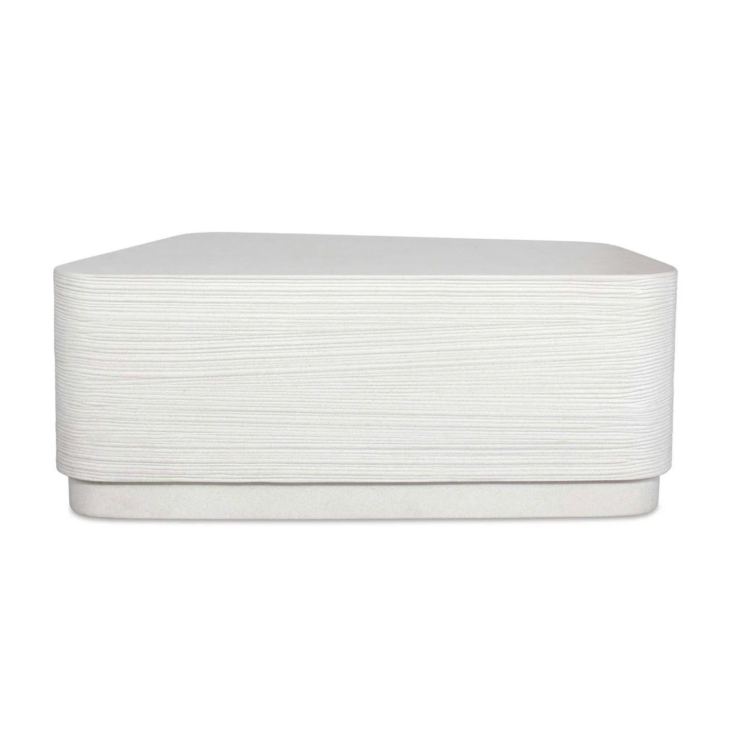 Luxury Concrete Wavy Coffee Table Modern Italian Style for Villa