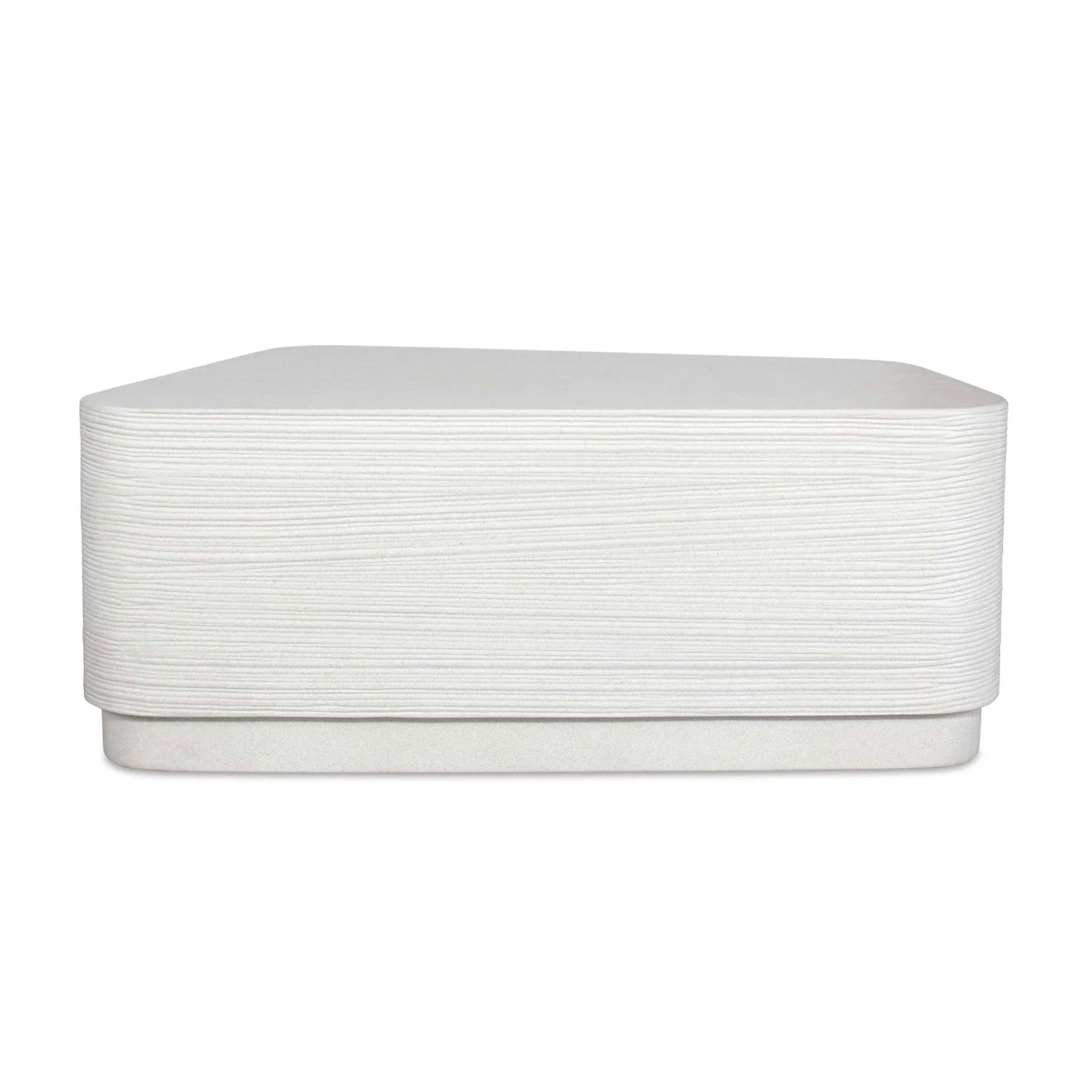 Luxury Concrete Wavy Coffee Table Modern Italian Style for Villa