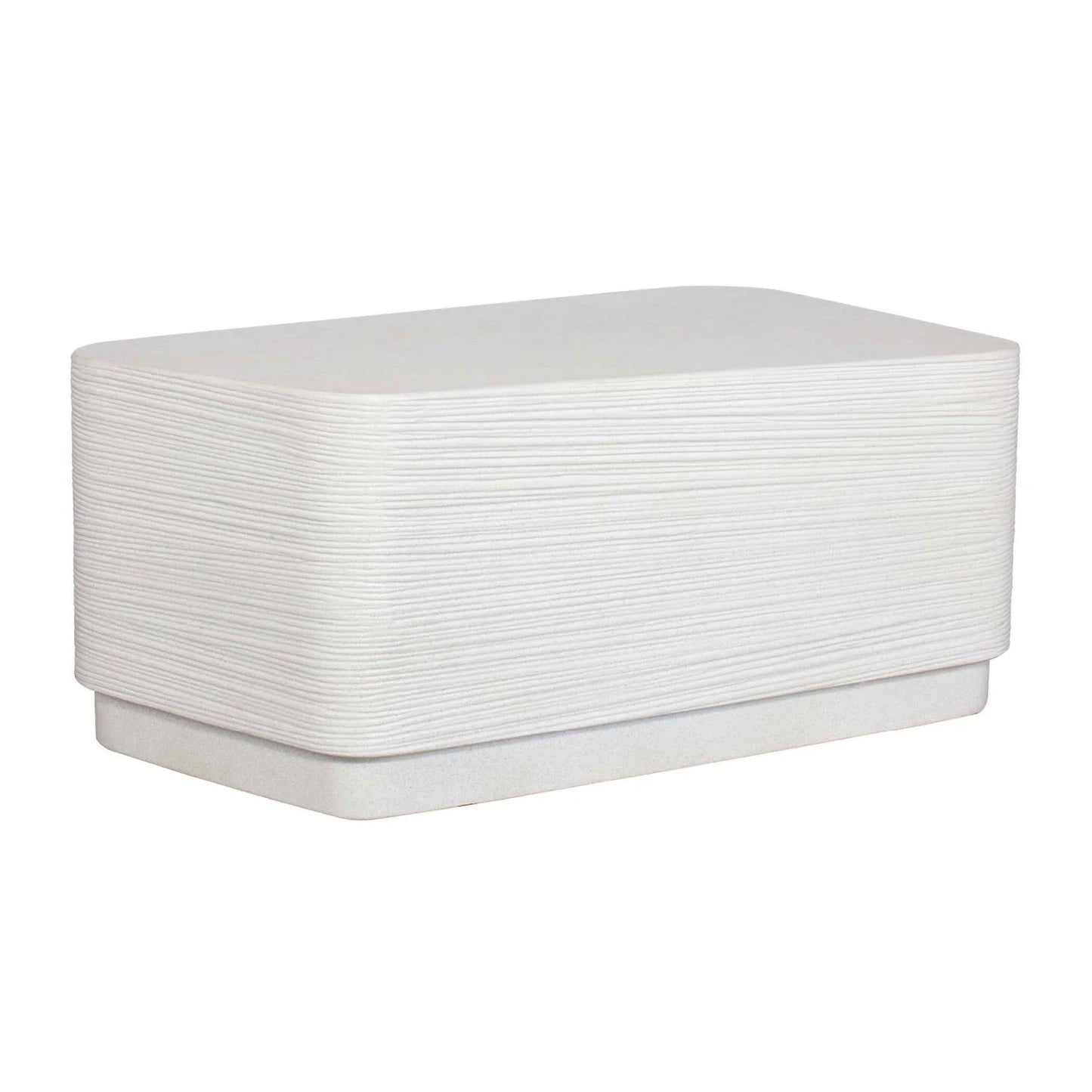 Luxury Concrete Wavy Coffee Table Modern Italian Style for Villa