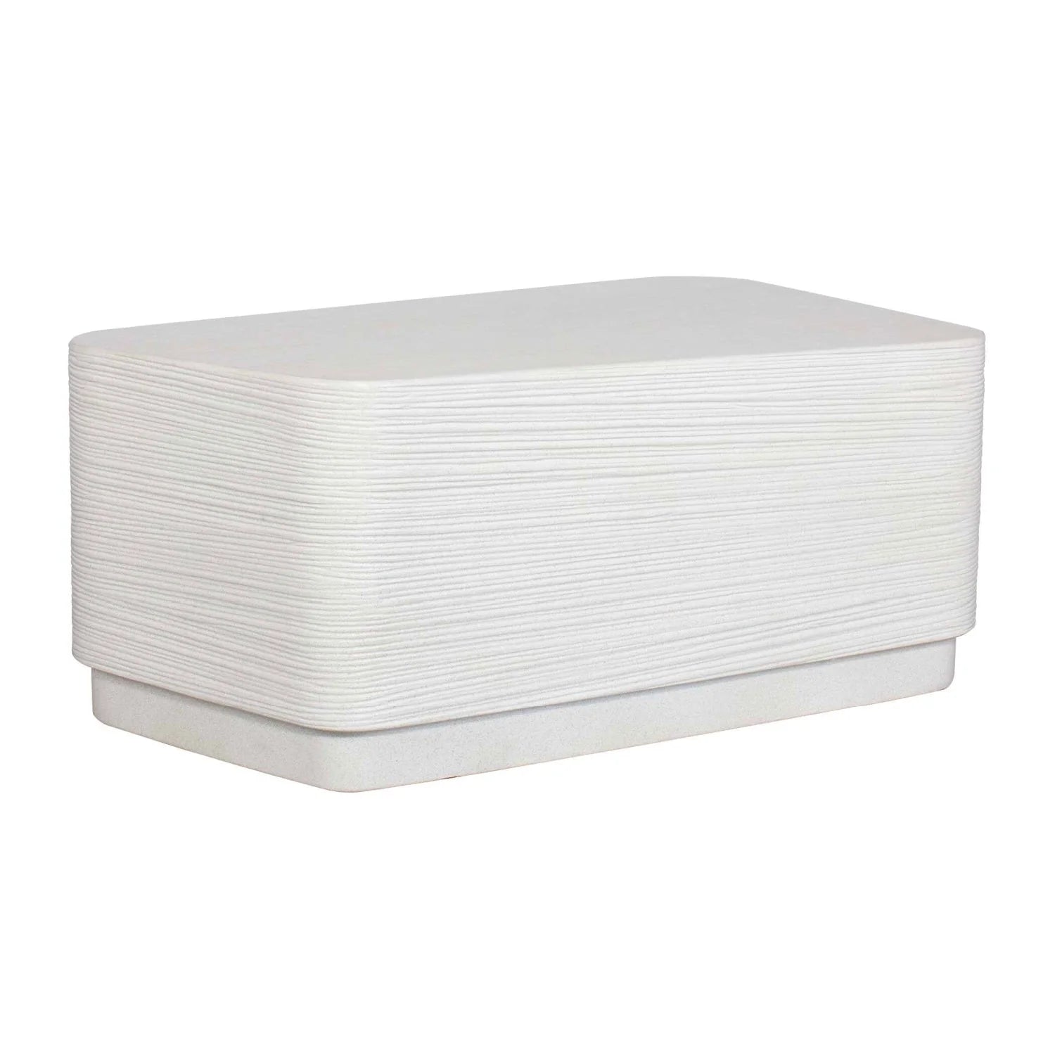 Luxury Concrete Wavy Coffee Table Modern Italian Style for Villa