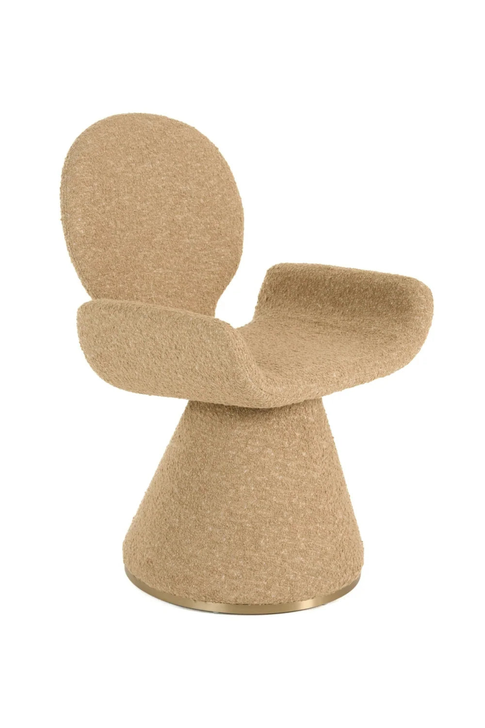 Luxury Conical Base Modern Dining Chair European Style for Villa